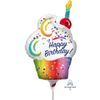 Balloon happy birthday cake 25cm