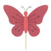Red butterfly stick