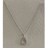 Silver teardrop pendant