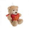 Teddy Bear Beige Red Heart "Happy Valentine's Day" 24cm