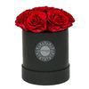 μαύρο-στρογγυλό-κουτί-τριαντάφυλλα