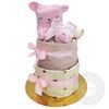 Diaper cake για κοριτσάκι