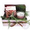 Χριστουγεννιάτικο κουτί με σετ περιποίησης και κερί