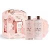 Flower Box and Care Set with Creme Brulee Fragrance