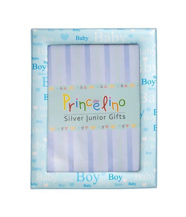 Baby Boy blue photo frame 13 x 18 cm