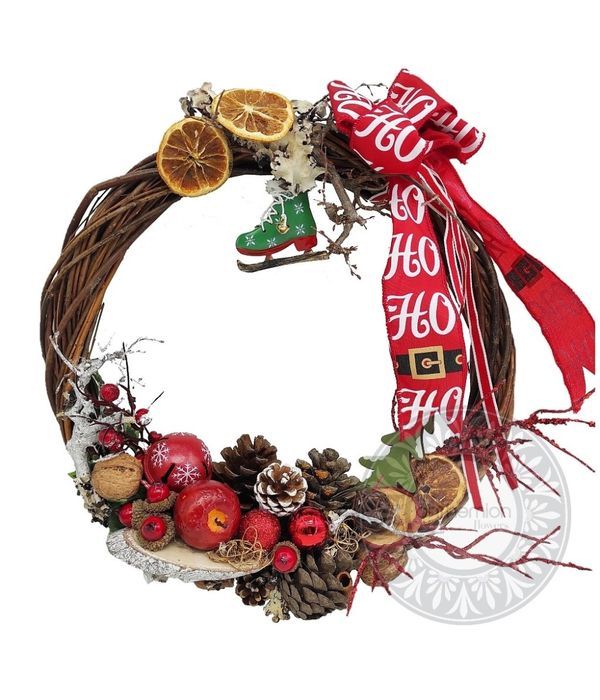 Decorative festive wreath