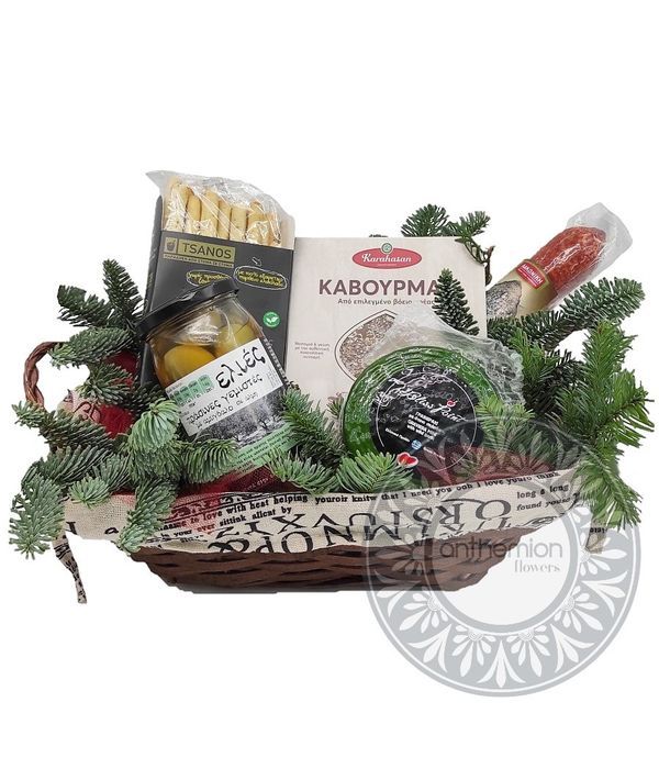 Basket with fine products