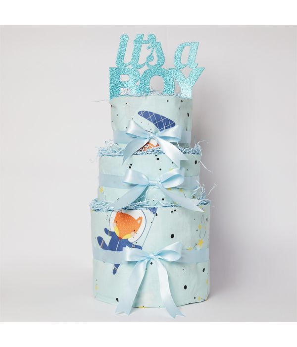 Linen Cakes - Diaper Cake It’s a Boy