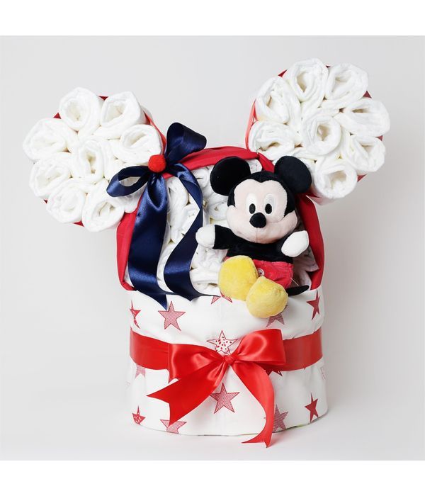 Linen Cakes - Diaper Cake Disney Edition Mickey