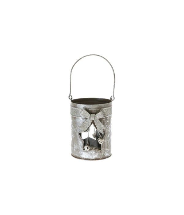 Christmas Tin Candle Holder (small size)