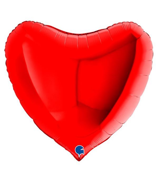 Balloon red heart 25 cm