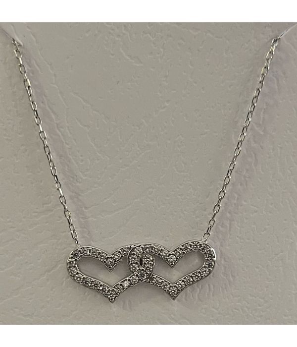 Double Hearts Pendant