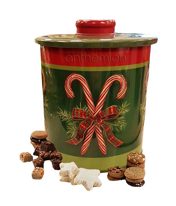 Christmas ceramic cookie jar