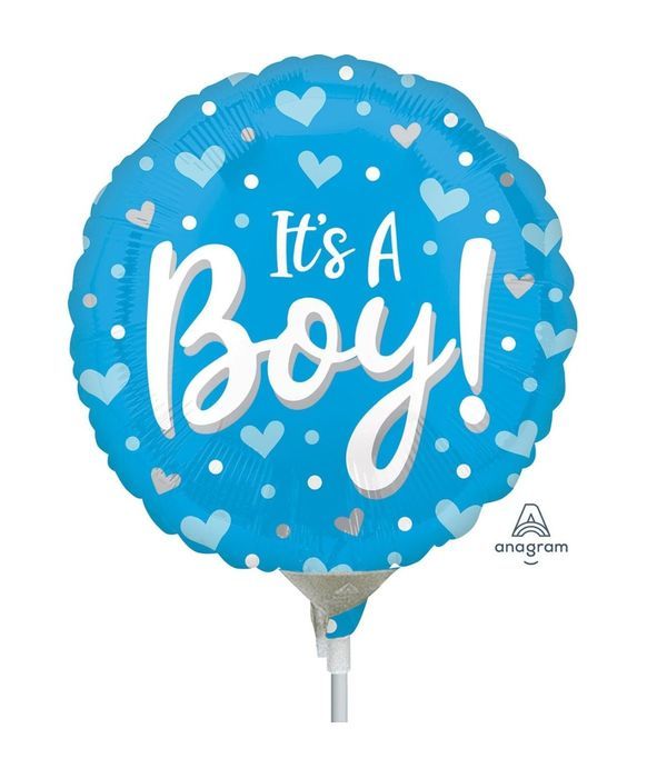 Μπαλόνι foil ”It’s A Boy” Καρδιές