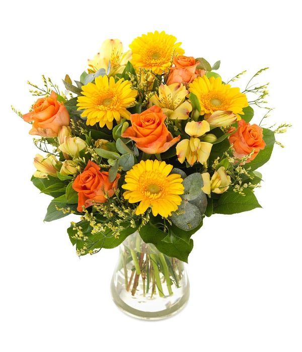 Yellow and orange flowers