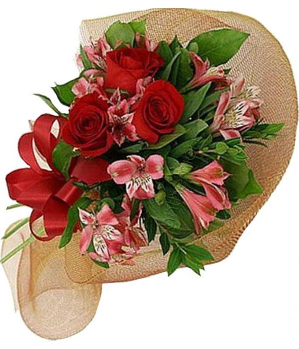 Romantic hand tied bouquet