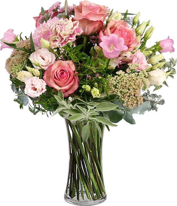Affinity, Pink flowers bouquet 