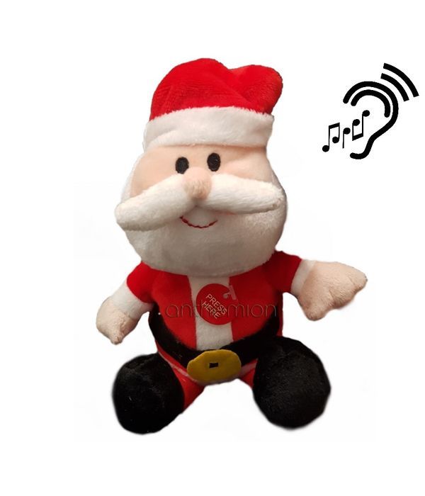 Santa claus with music 25 cm.