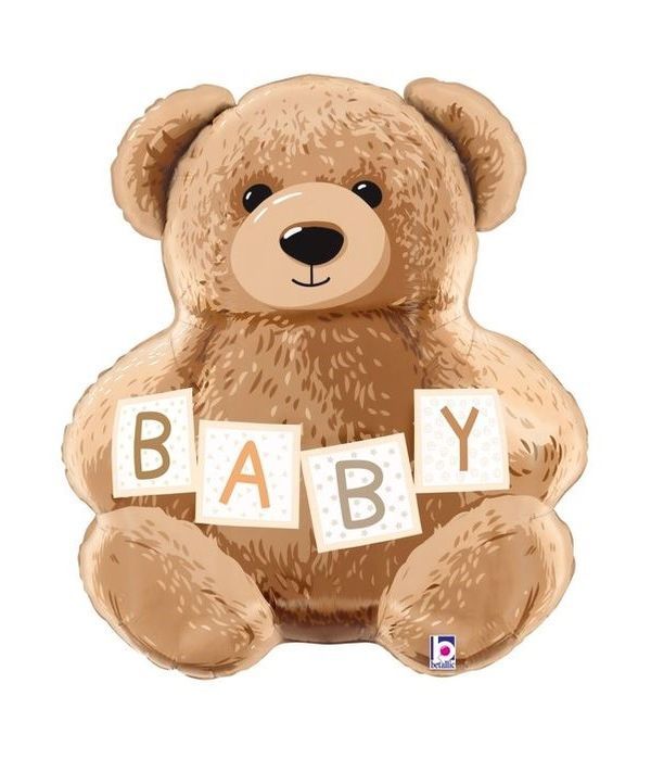 Foil balloon teddy bear 25cm