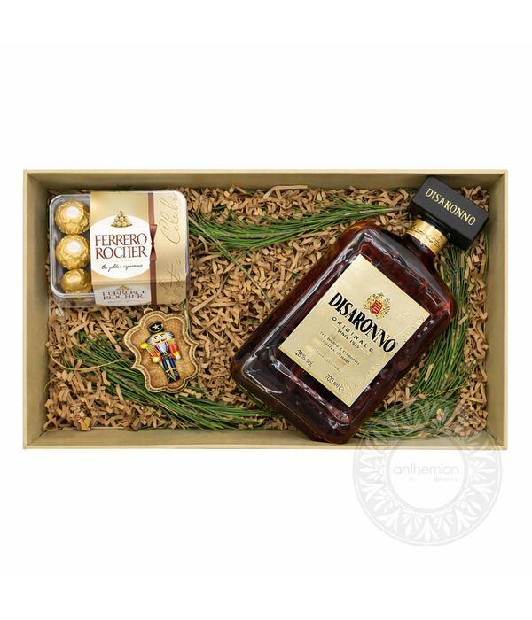 Κουτί δώρου με Ferrero και DISARONNO