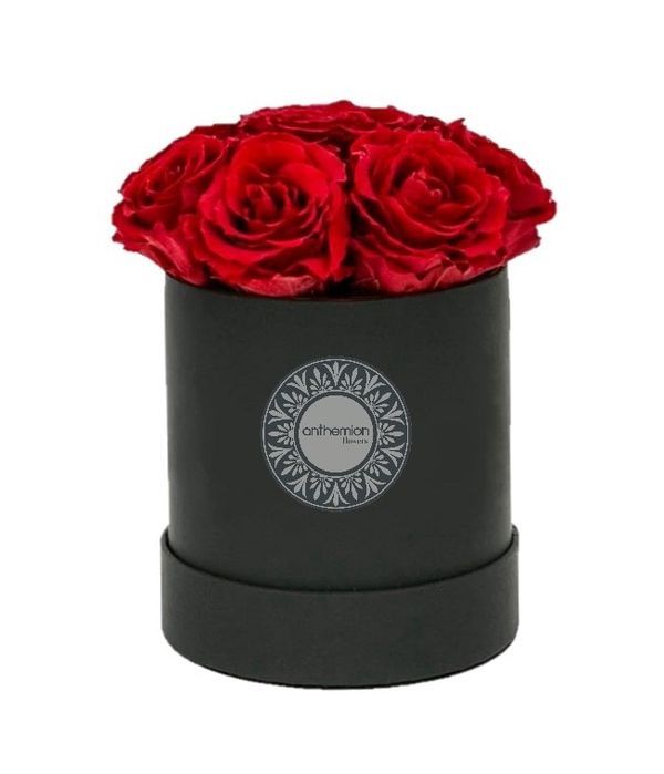 Κουτί με 7 κόκκινα τριαντάφυλλα