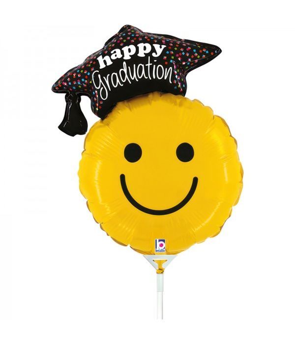 Μπαλόνι Smile για αποφοίτηση σε στικ 35εκ.