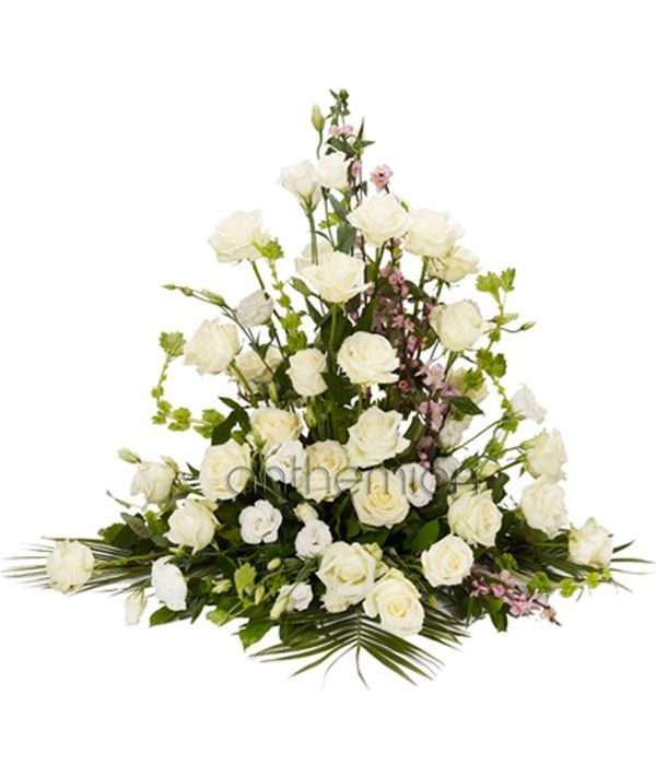 Tall white arrangement