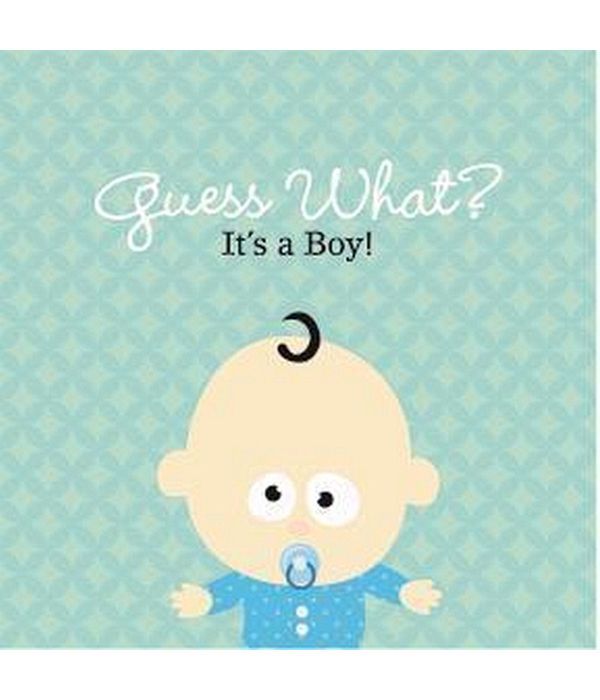 Greeting card "Guess What? It's a Boy!''