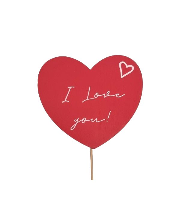 Διακοσμητικό στικ καρδιά love