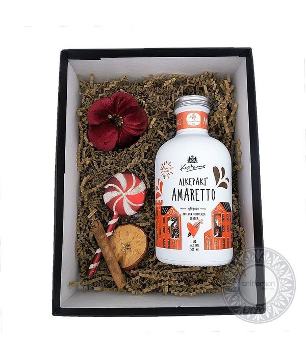 Liquer amaretto Christmas box