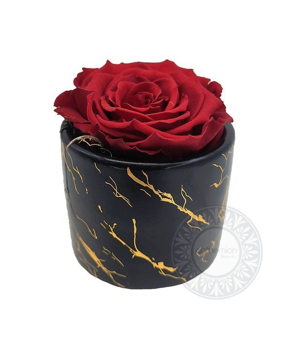 Κόκκινο Forever rose σε κεραμικό