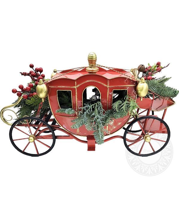 Christmas Big Carriage 55 X 21.5 X 32.5cm.