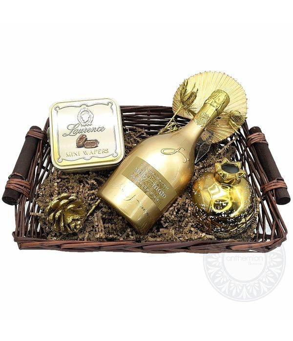 Χρυσό δώρο με prosecco