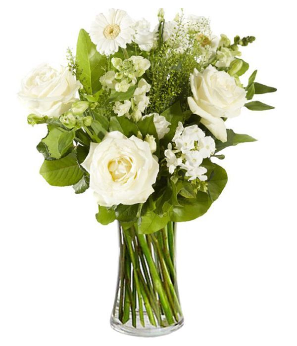 Μπουκέτο με λευκά λουλούδια