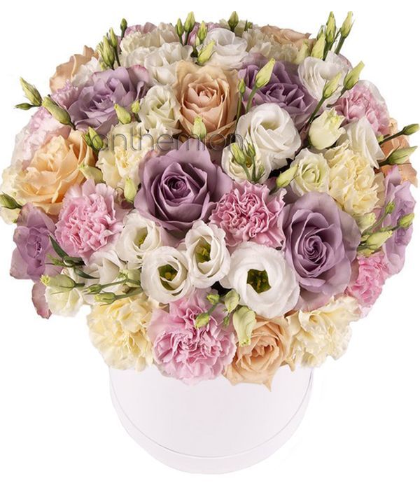 Elegant flower arrangement in box