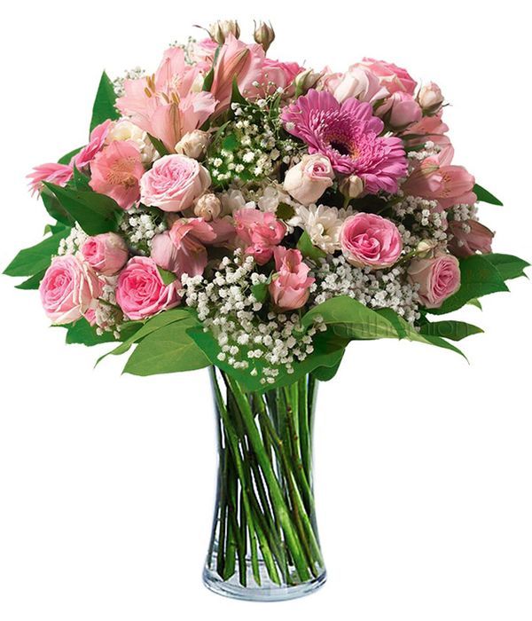 Pink charming bouquet