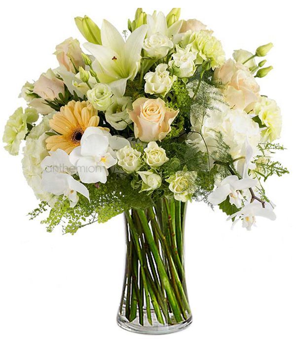 Radiant bouquet in soft shades
