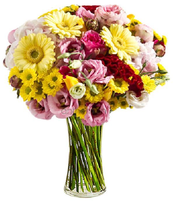 Mixed colorful bouquet