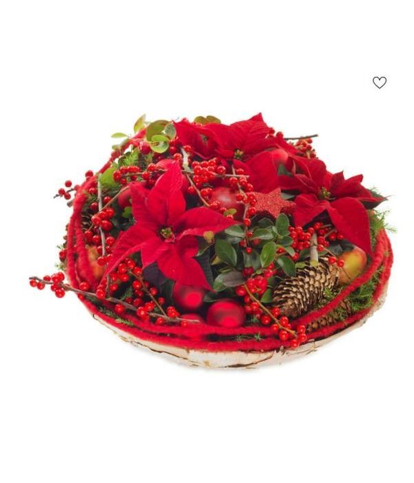 Festive red arrangement