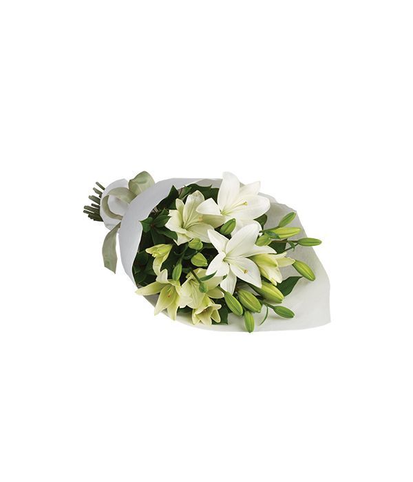 White delight with lilies
