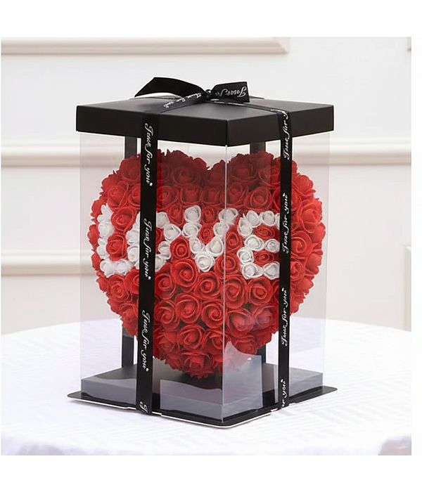 kardia-kokkinh-love-sythetika-triantafylla-doro