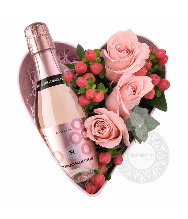 kardia-triantafylla-krasi-doro-anthemionflowers