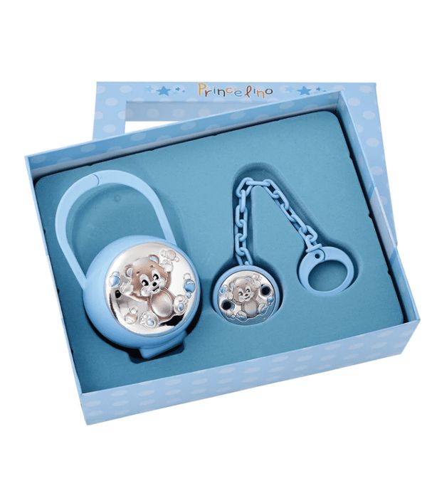 Σέτ Πιπιλοθήκη και Πιπιλοπιάστρα από ασήμι