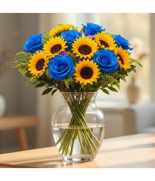 mpouketo-louloudia-ilianthoi-mple-triantafilla