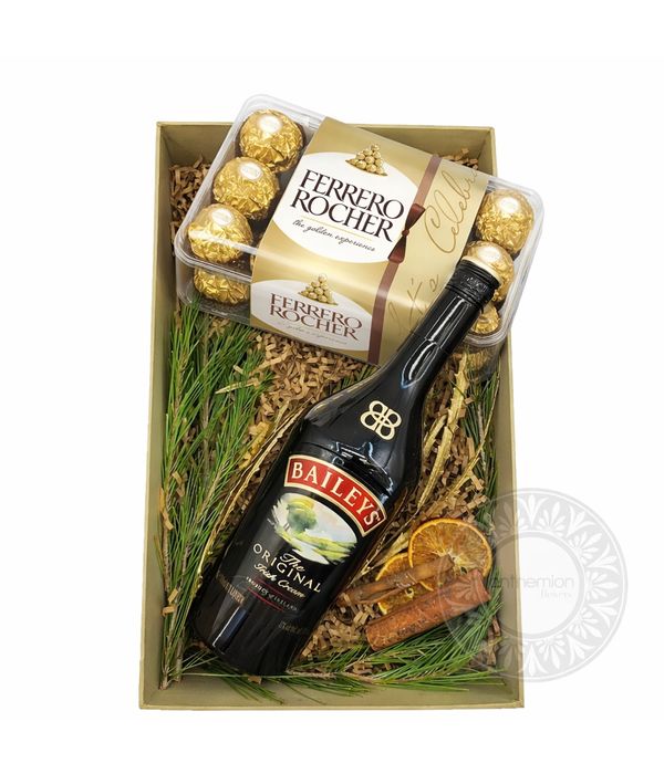Box with Baileys and chololate Ferrero