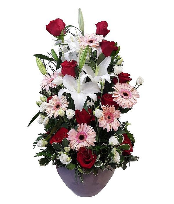Send romantic tall arrangement