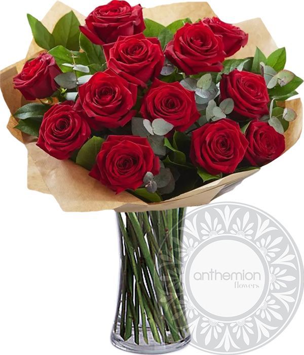 True romantic red rose bouquet