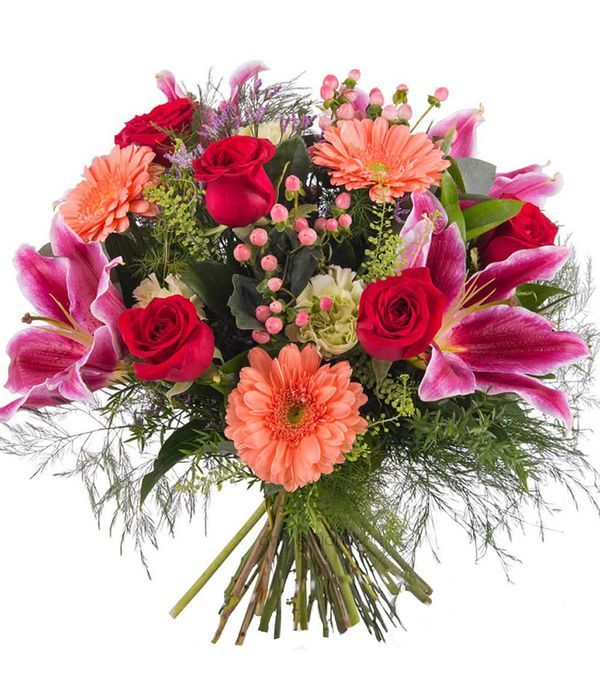 Twilight's notes with gerberas and lilies