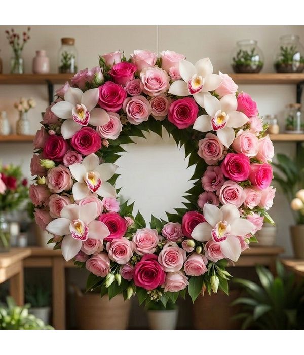 Impressive May Day wreath