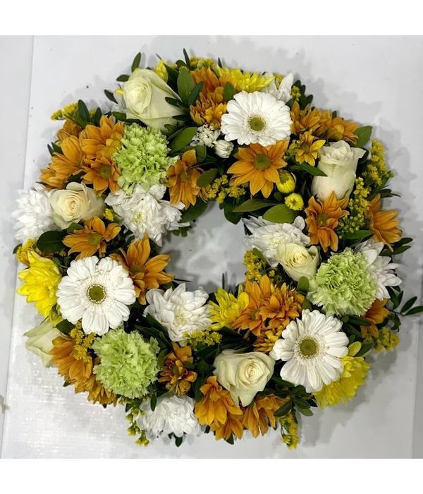 Green May Day Wreath